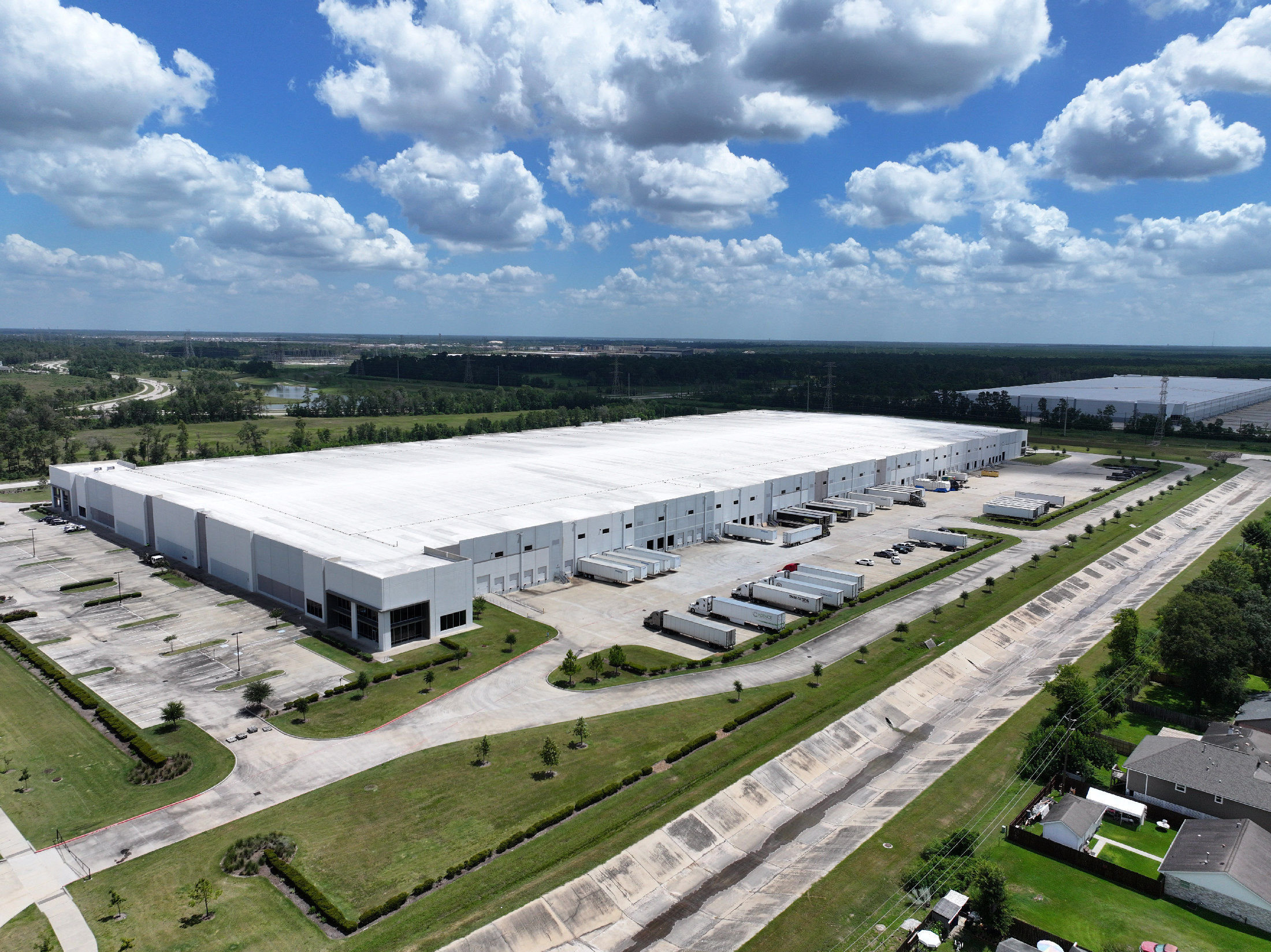 Commercial warehouse roof coating