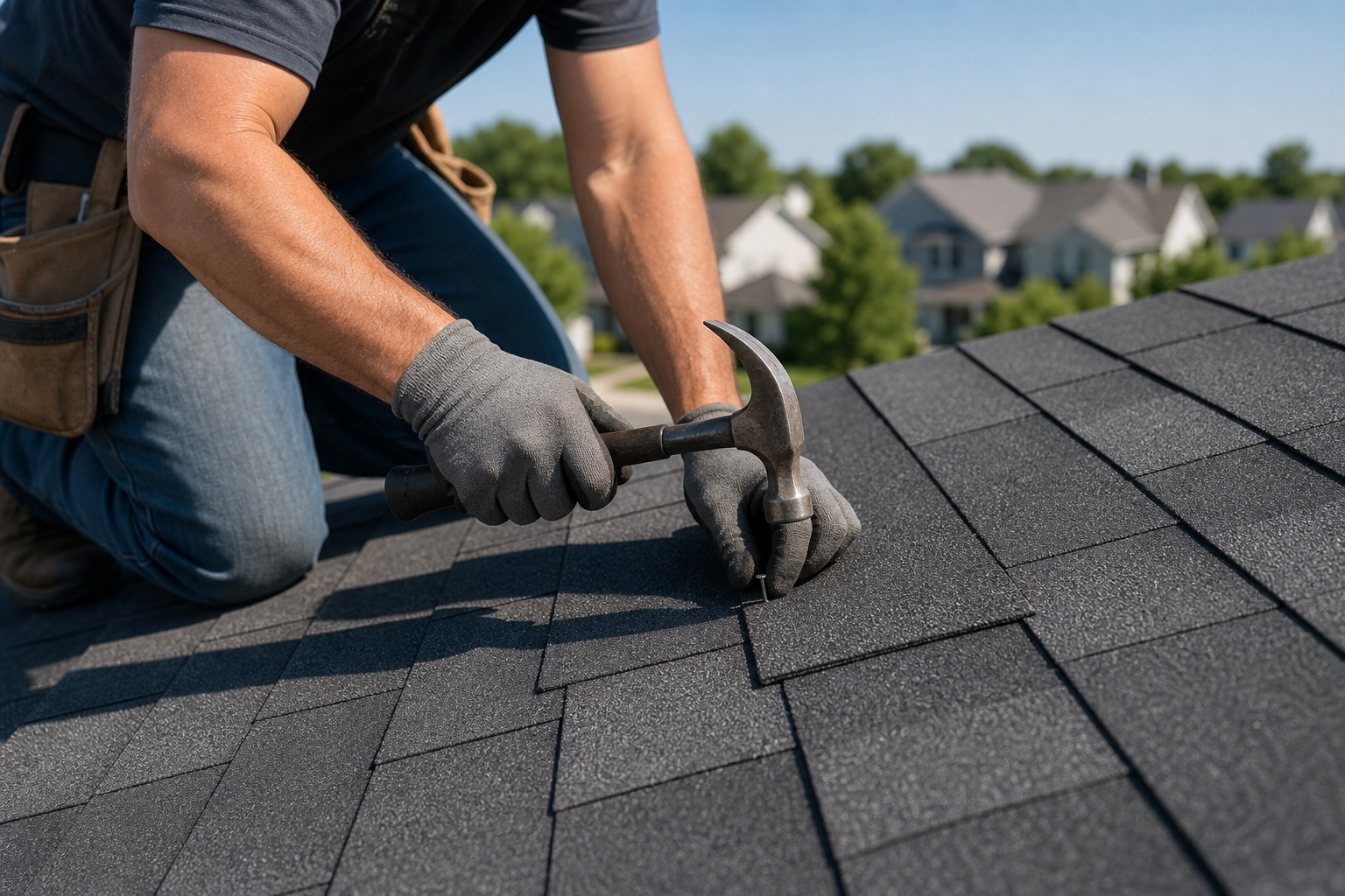 Residential roof repair